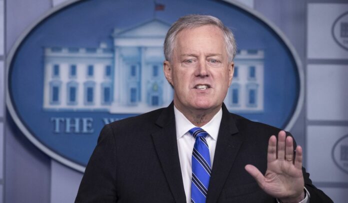 White House says House postal bill is for ‘messaging’; Mark Meadows sees vehicle for COVID-19 relief
