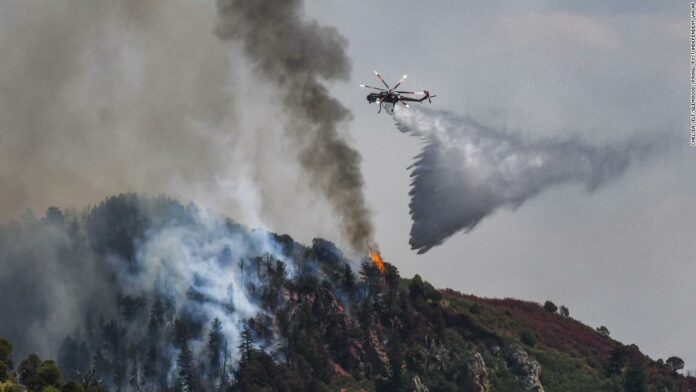 Wildfires have destroyed more than 60,000 acres across three states and are spreading rapidly