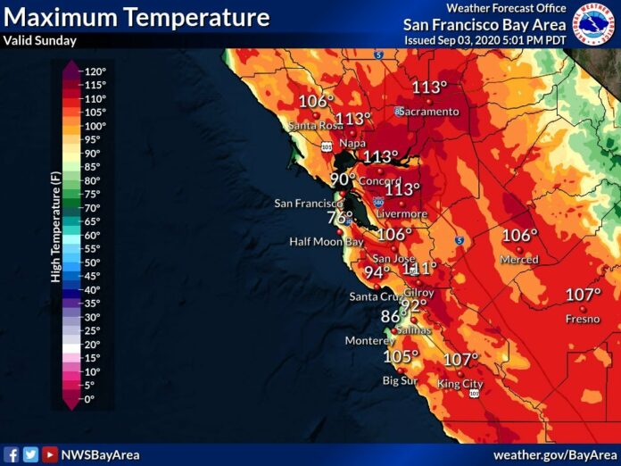 Bay Area weather: “Dangerous” heat wave up to 115 degrees for Labor Day Weekend with increased fire risk