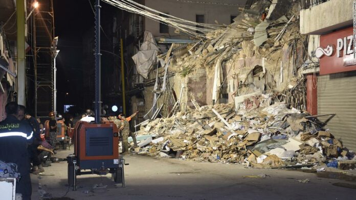 Beirut rescuers detect signs of life in rubble 30 days after explosion