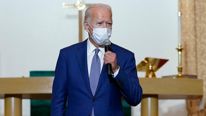 Biden makes awkward ‘they’ll shoot me’ quip during Kenosha appearance