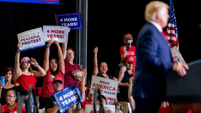 Live updates: Trump holds large indoor rally in Nevada, defying coronavirus restrictions