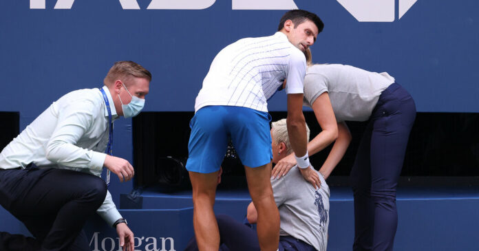 Novak Djokovic Out of U.S. Open After Accidental Hit of Line Judge