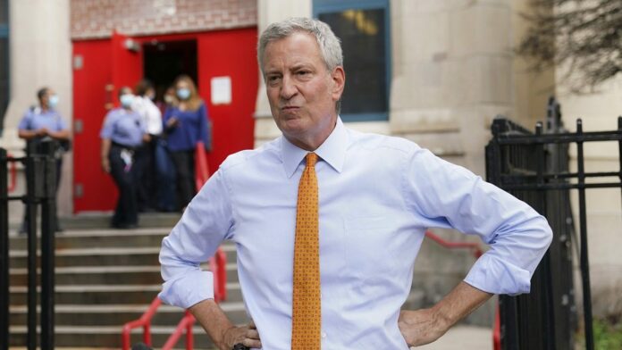 NYC mayor’s office, including de Blasio, to be furloughed for a week amid budget crisis