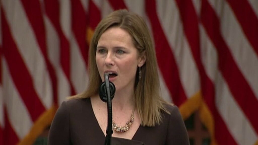Republicans eye Amy Coney Barrett Senate floor vote at end of October, just days before election