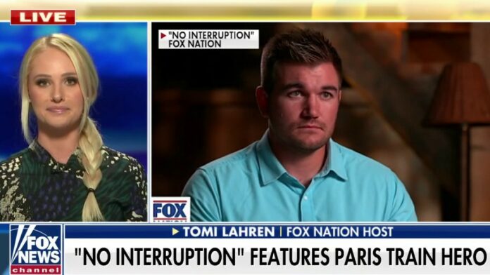 Tomi Lahren talks to Oregon congressional candidate, 27, who became American hero