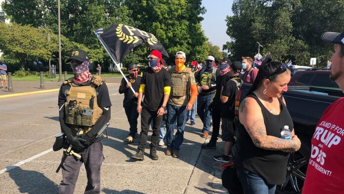 Two arrested in Portland after Trump supporters, Proud Boys clash with far-left demonstrators