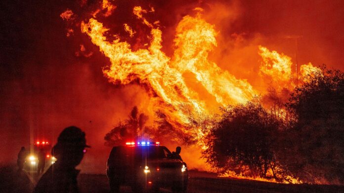 ‘Unprecedented’ wildfires burn across West: California firefighters injured, Oregon residents flee flames