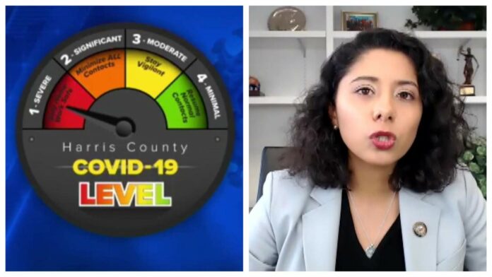 ‘We’re very close.’: Why Harris County Judge says she’s not yet ready to lower COVID-19 threat level but could do so soon