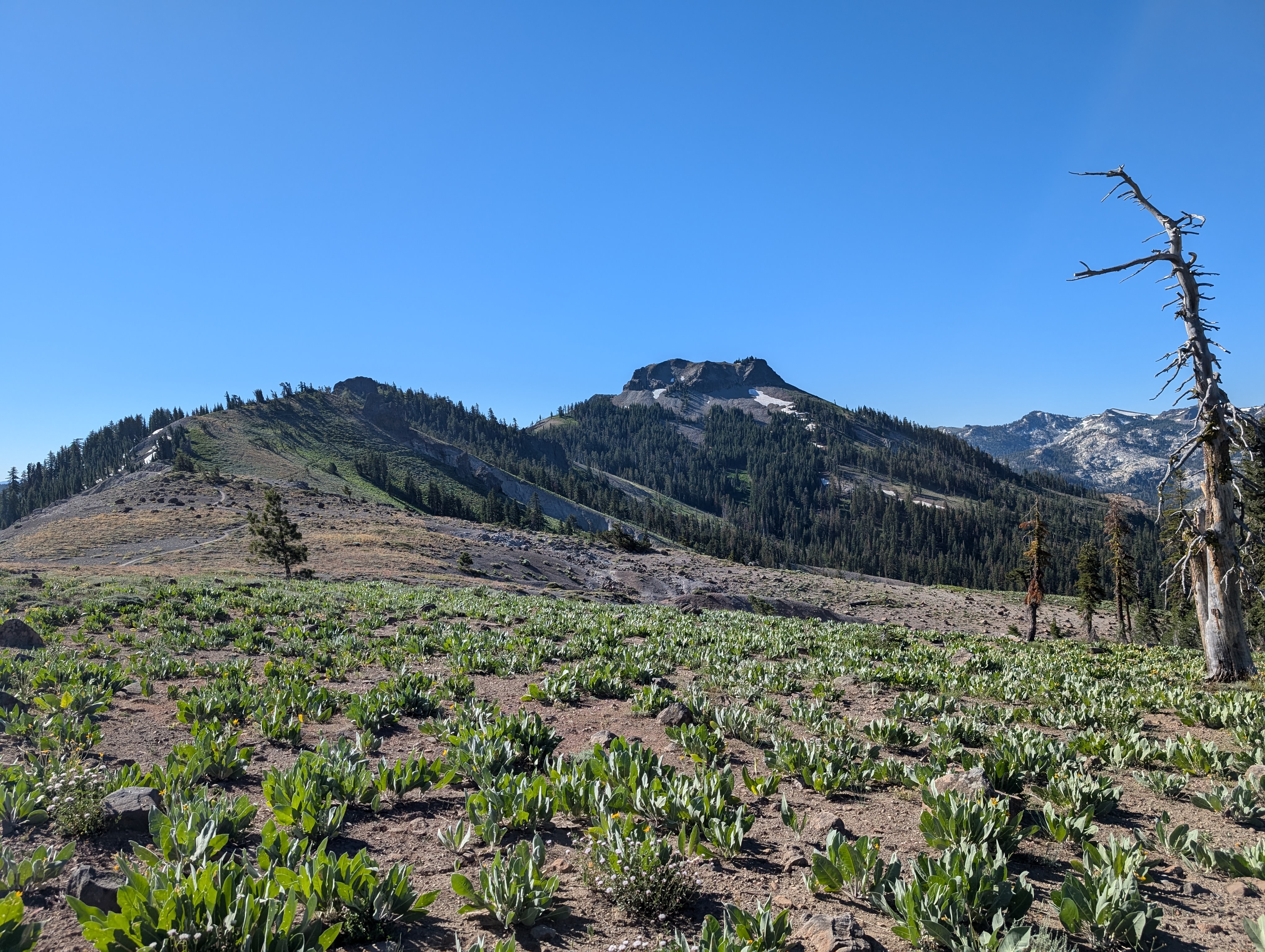 Anderson Peak comes into view