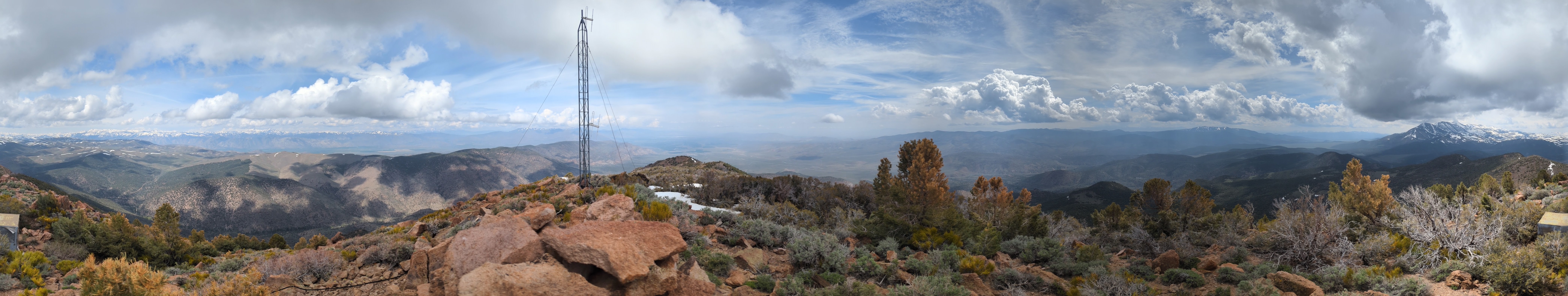 Desert Creek Peak summit panorama