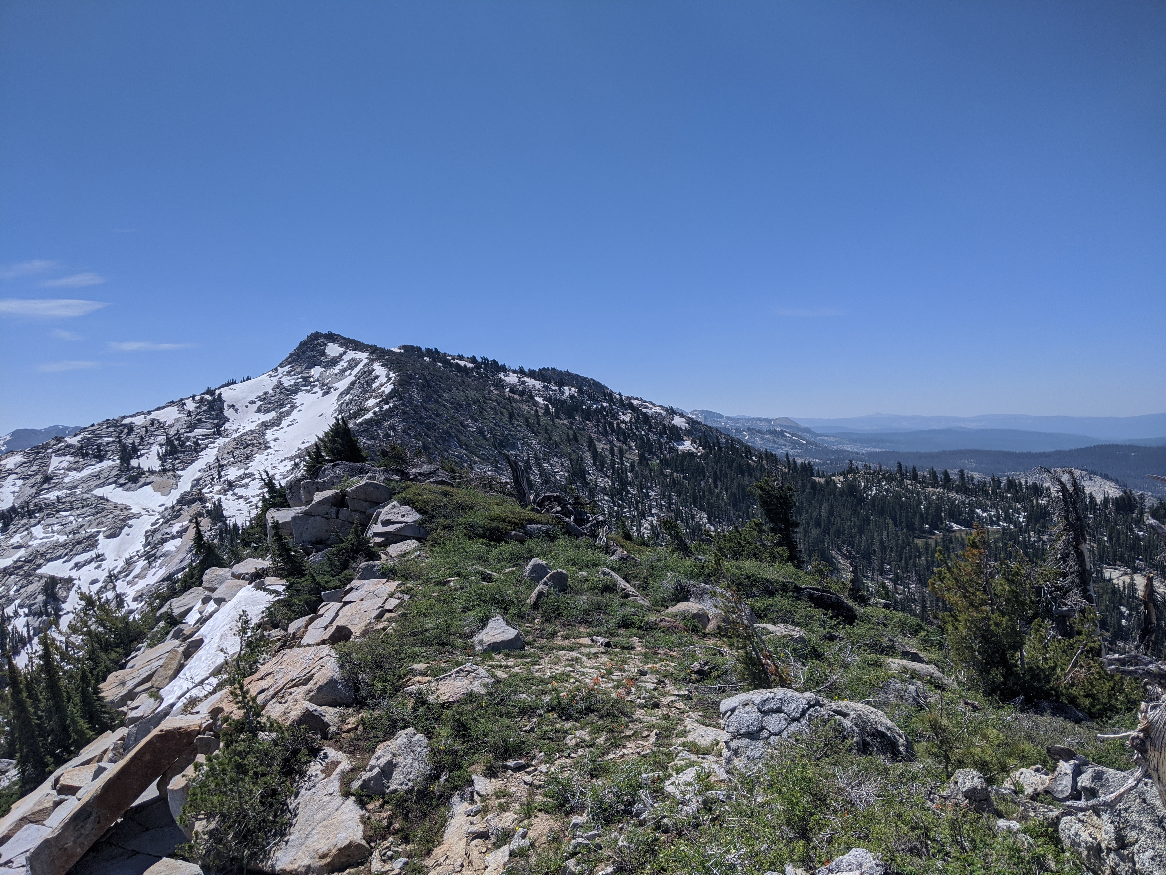 Looking south toward McConnell peak