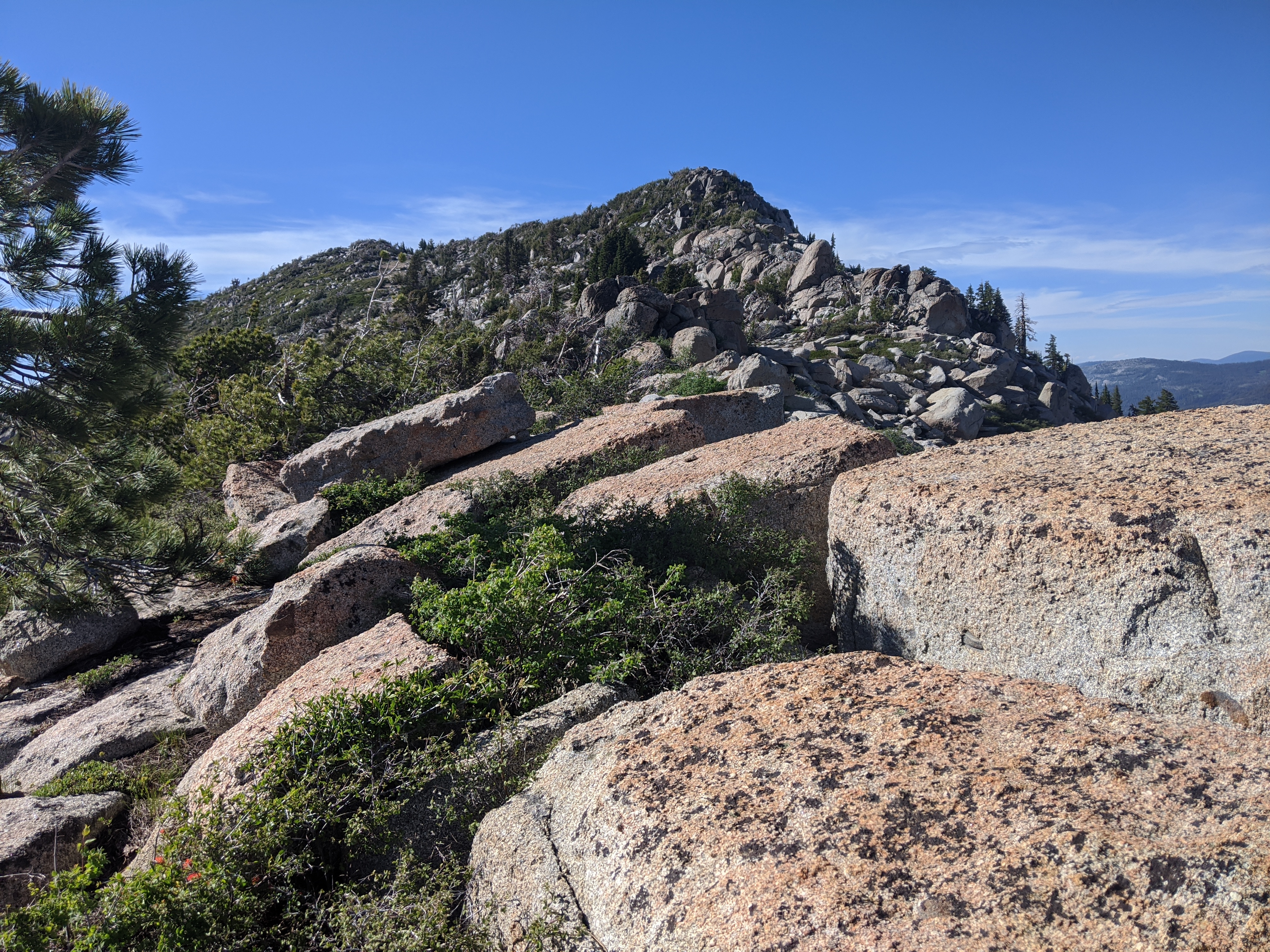 Looking north towards Tell&rsquo;s Peak