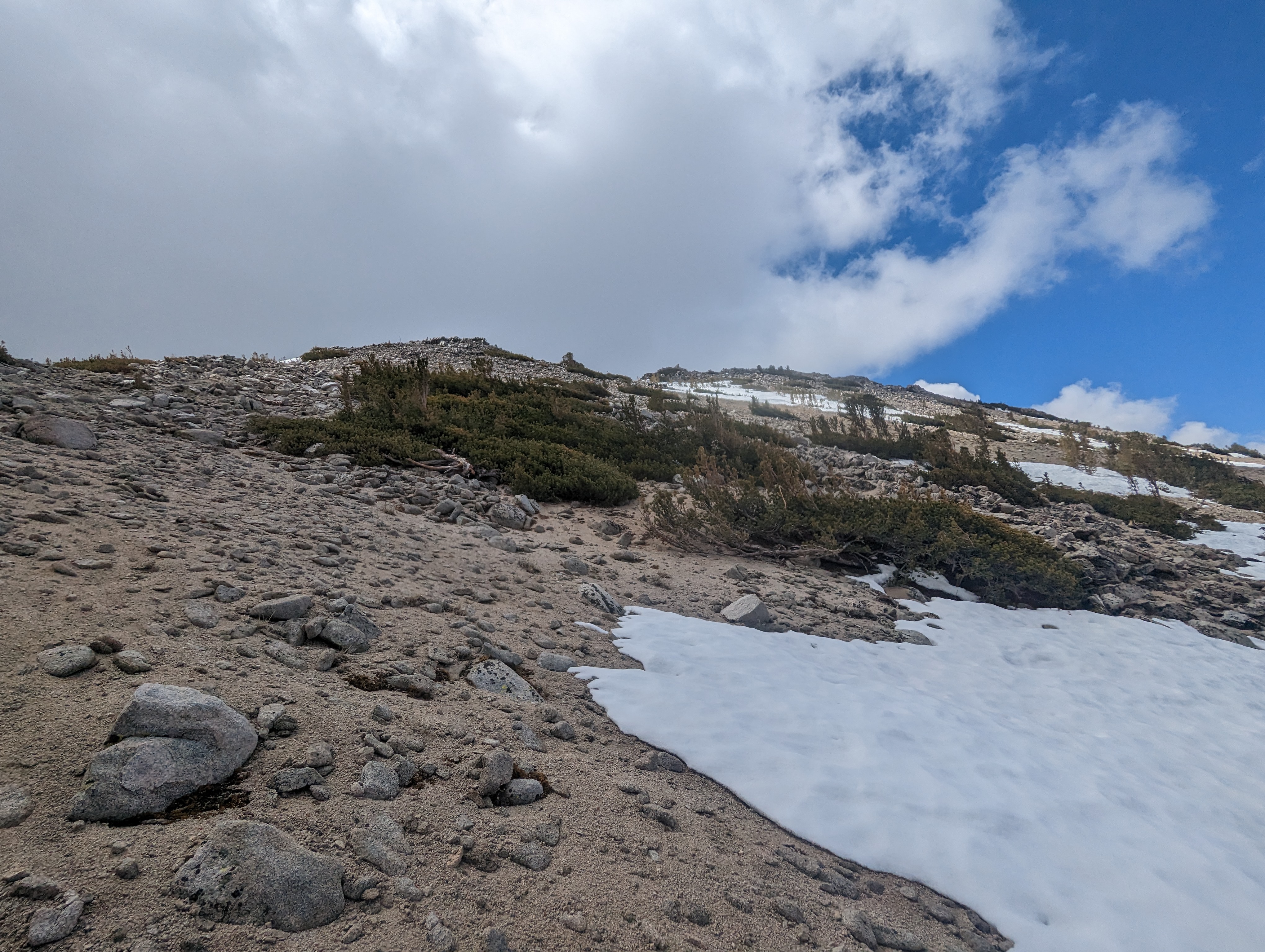 The last push up to the summit