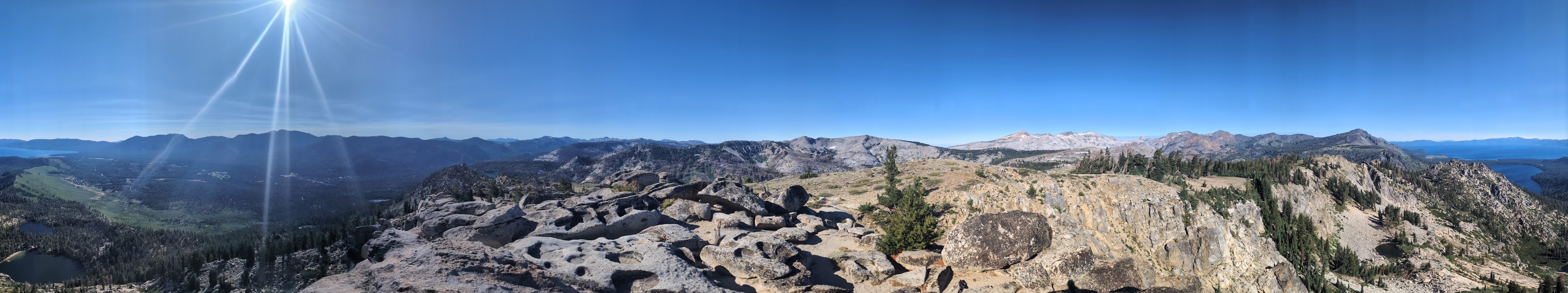 Echo Peak summit panorama