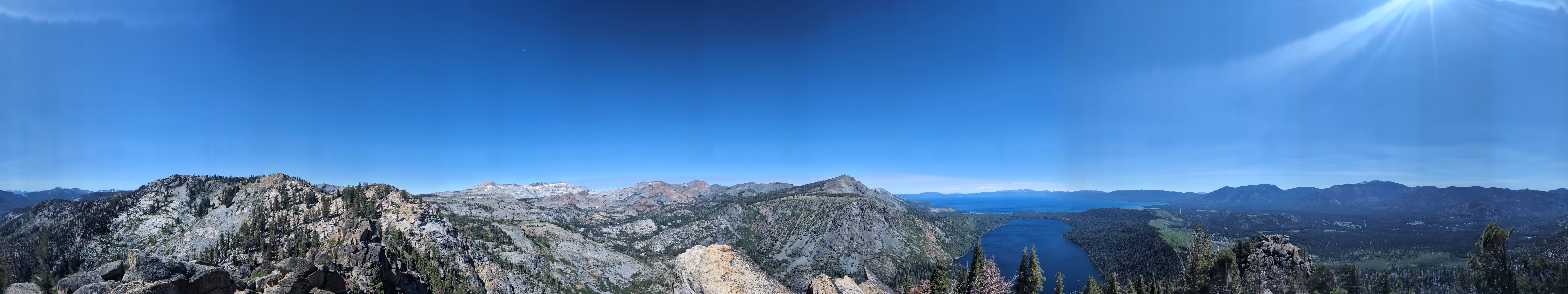 Angora peak summit panorama