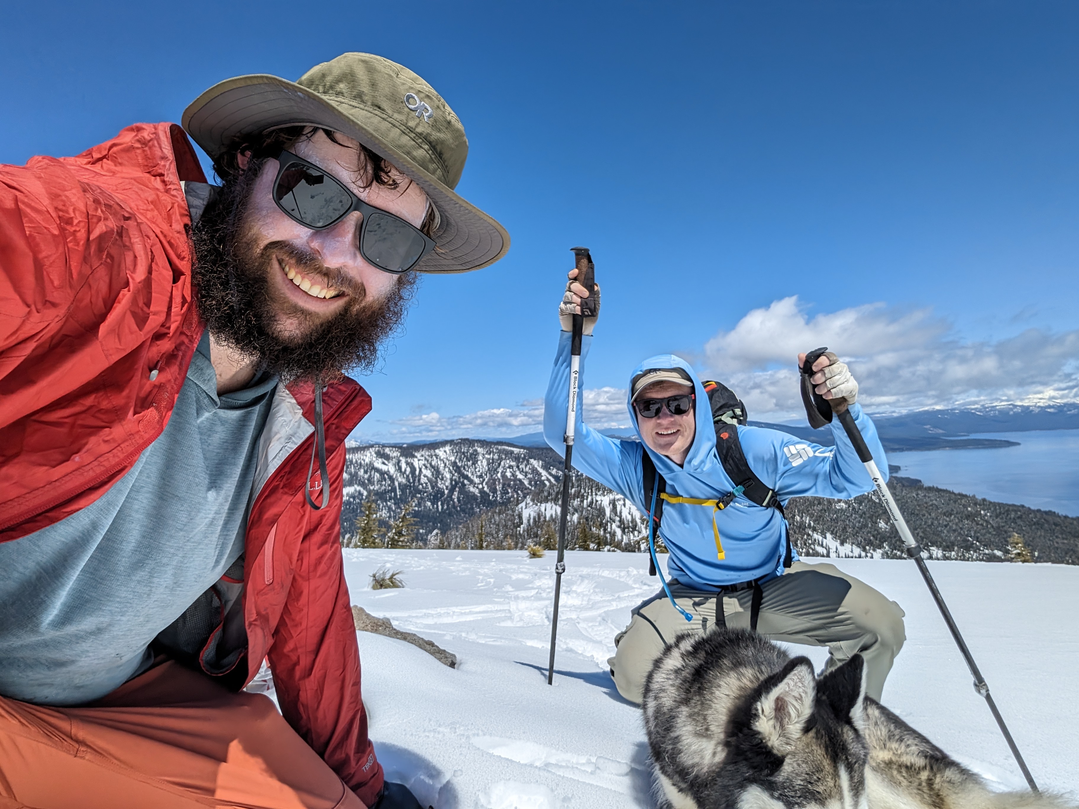 Group summit selfie