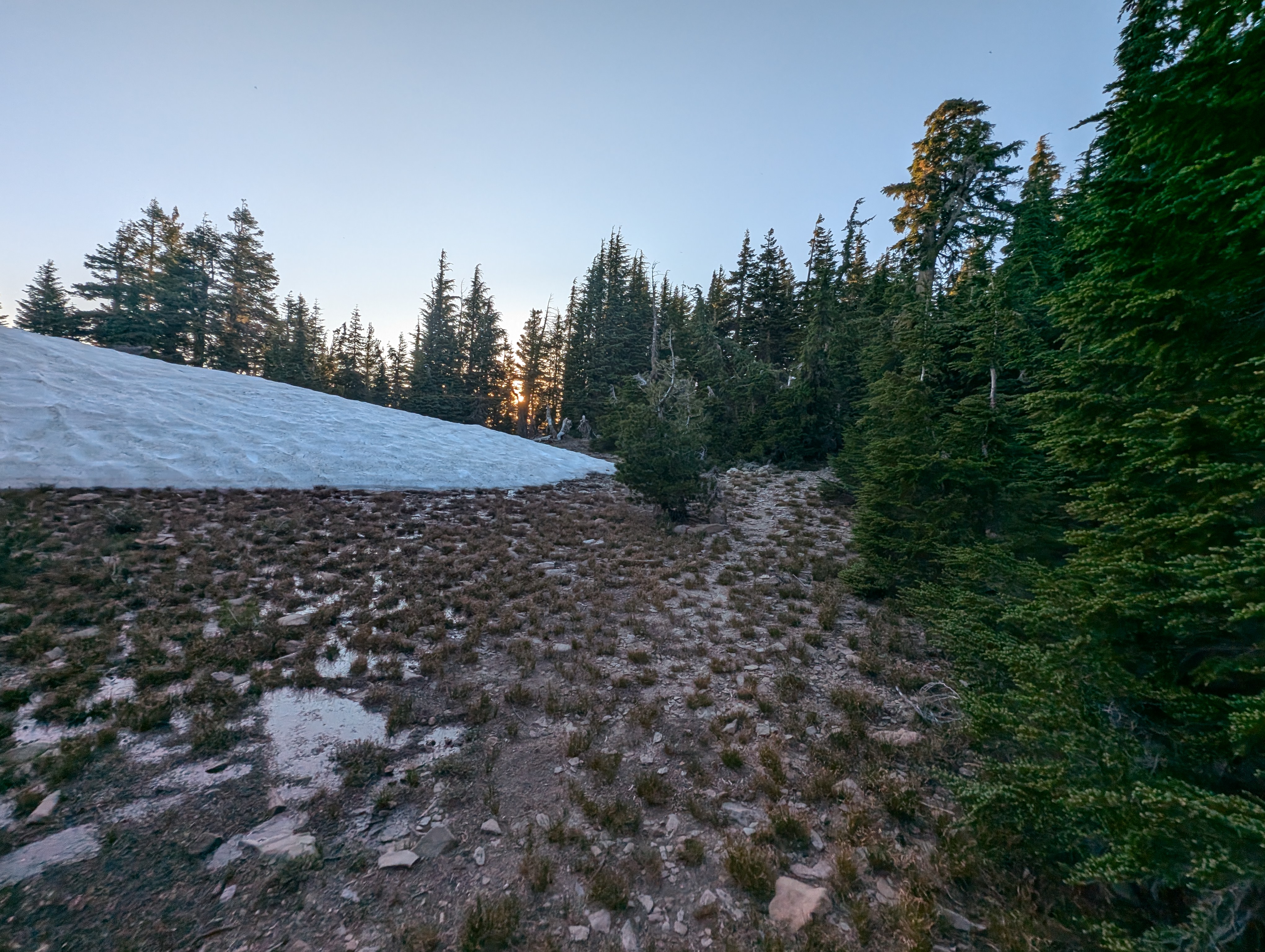 Snow around 7600&rsquo;