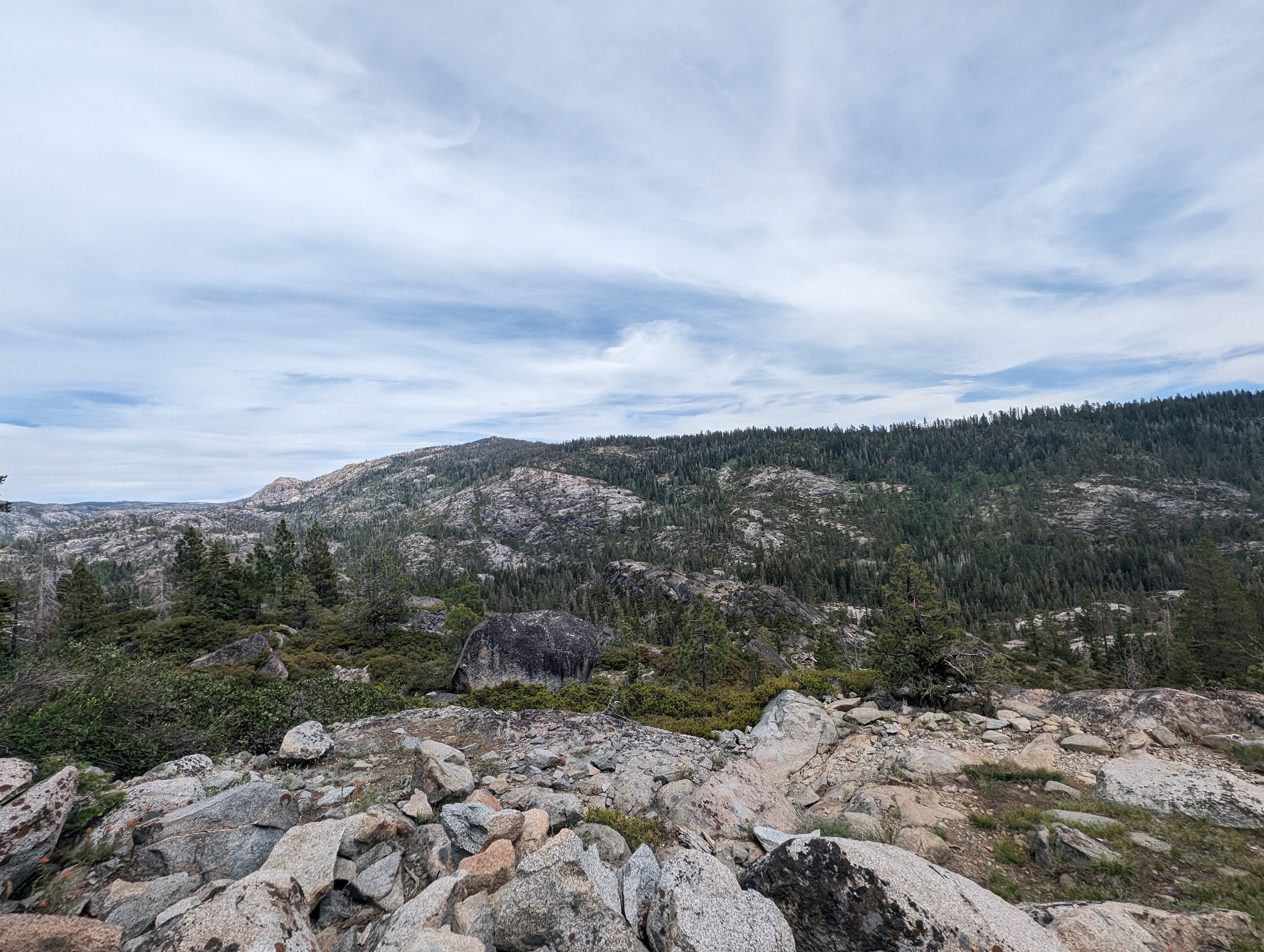 Looking back across Tanglefoot Canyon. I wasn&rsquo;t looking forward to going back up