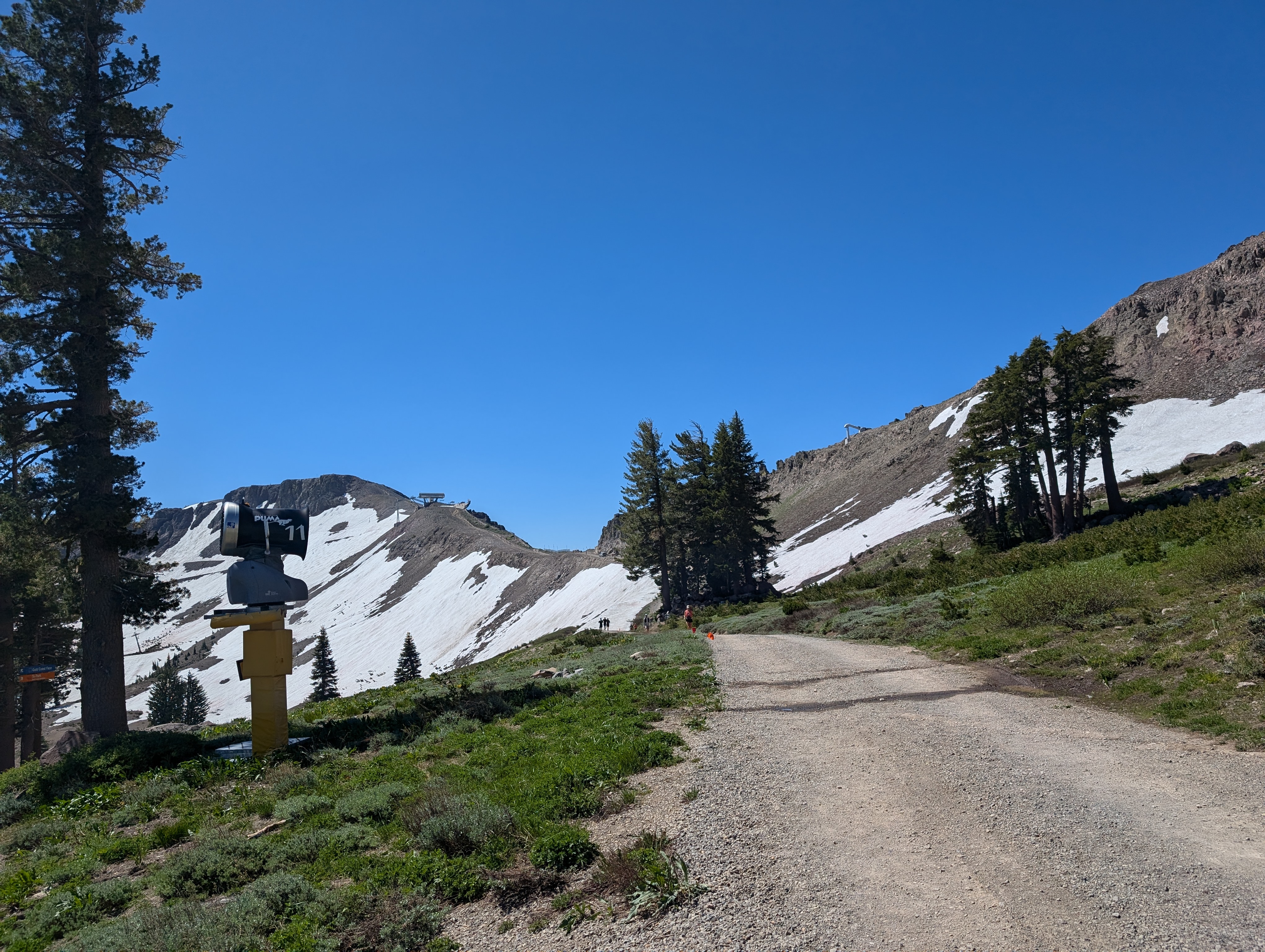 Making our way up to the ridge