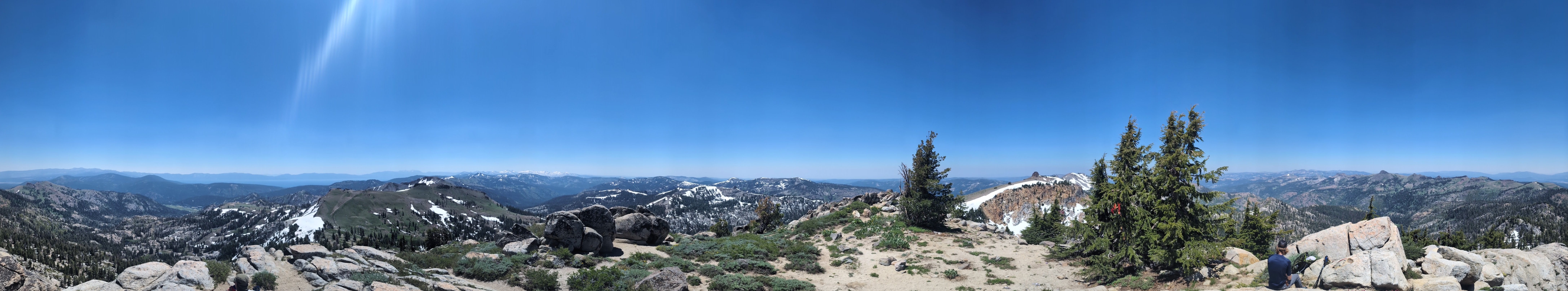 Granite Chief Summit Panorama