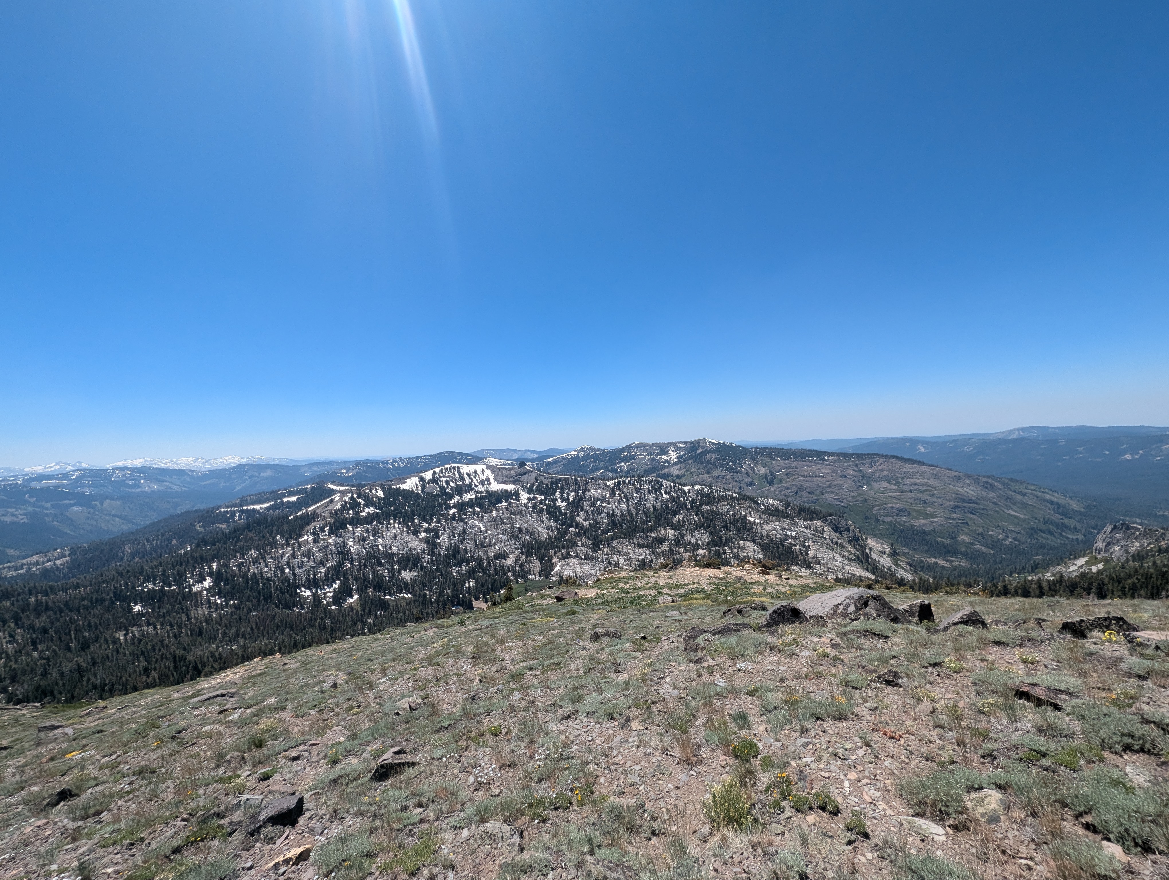 Mt Mildred to the West