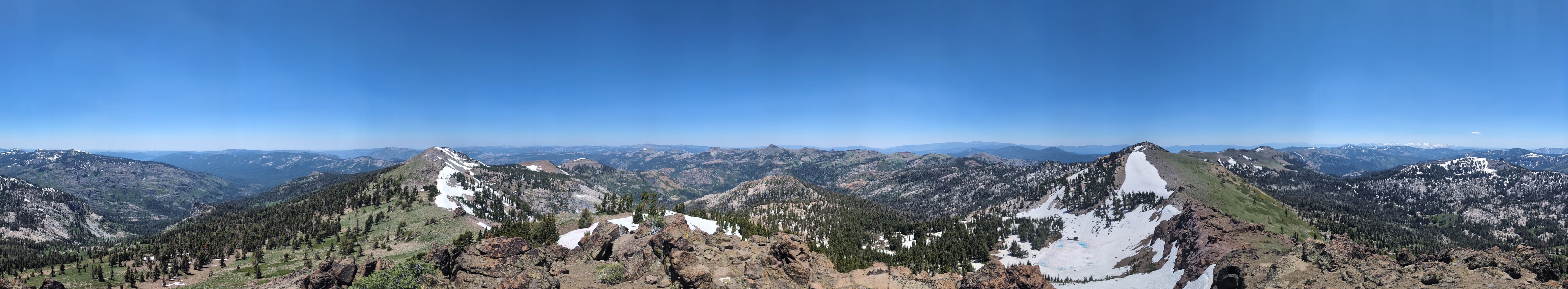 Needle Peak Summit Panorama