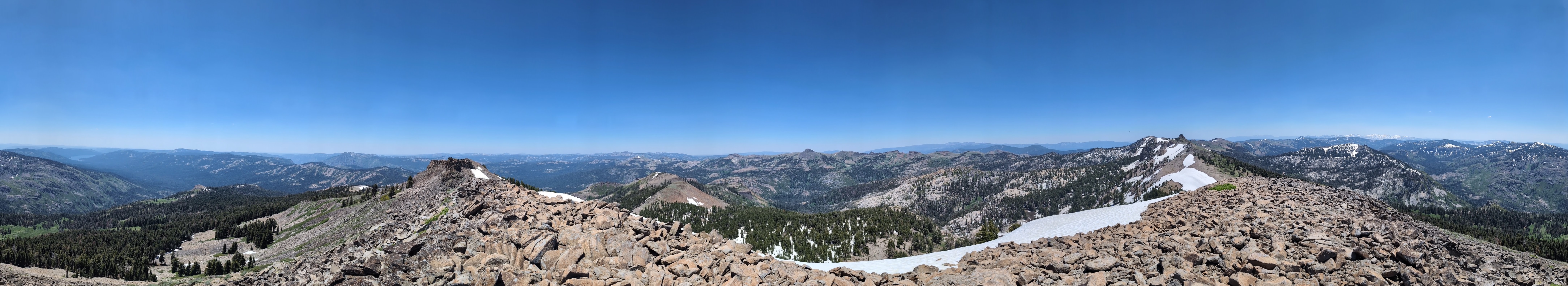 Lyon Peak Summit Panorama