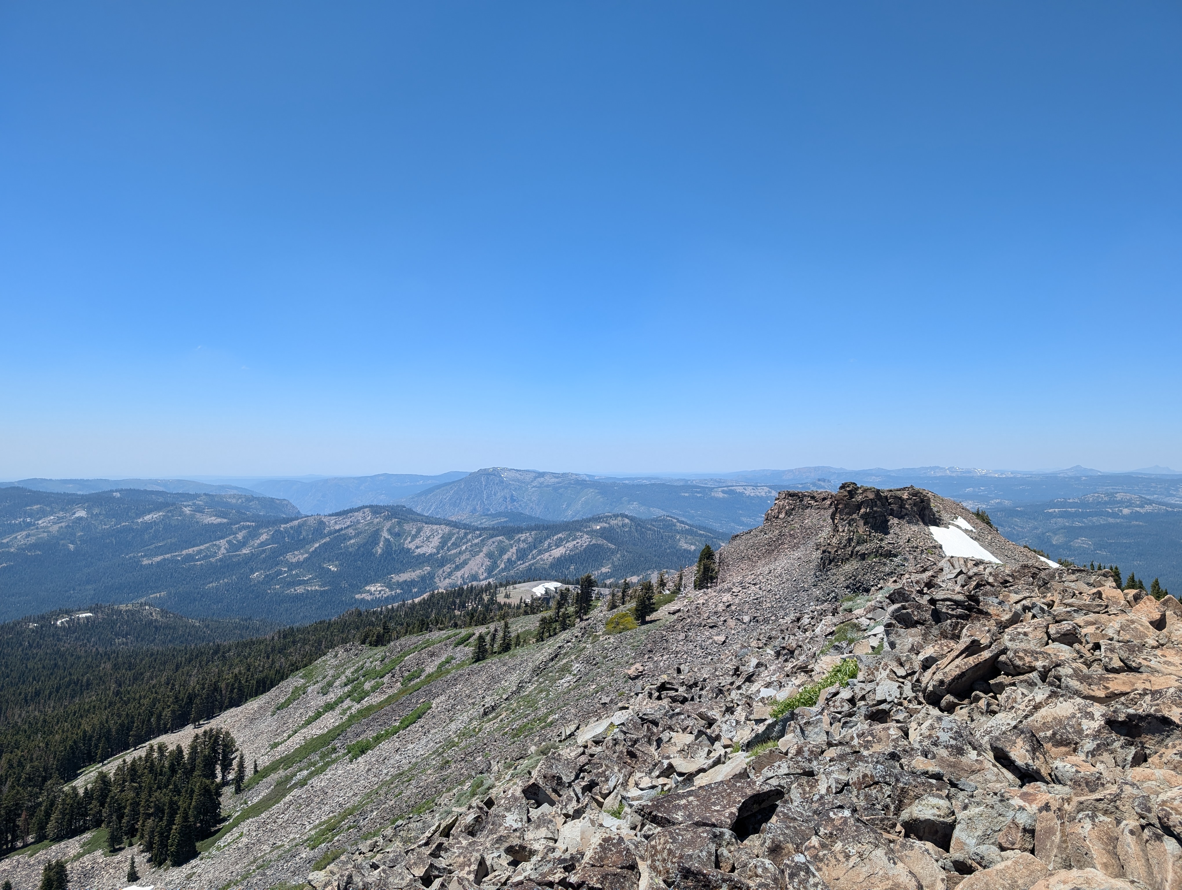 Snow Mountain and Devil&rsquo;s Peak, where I had been a few days before