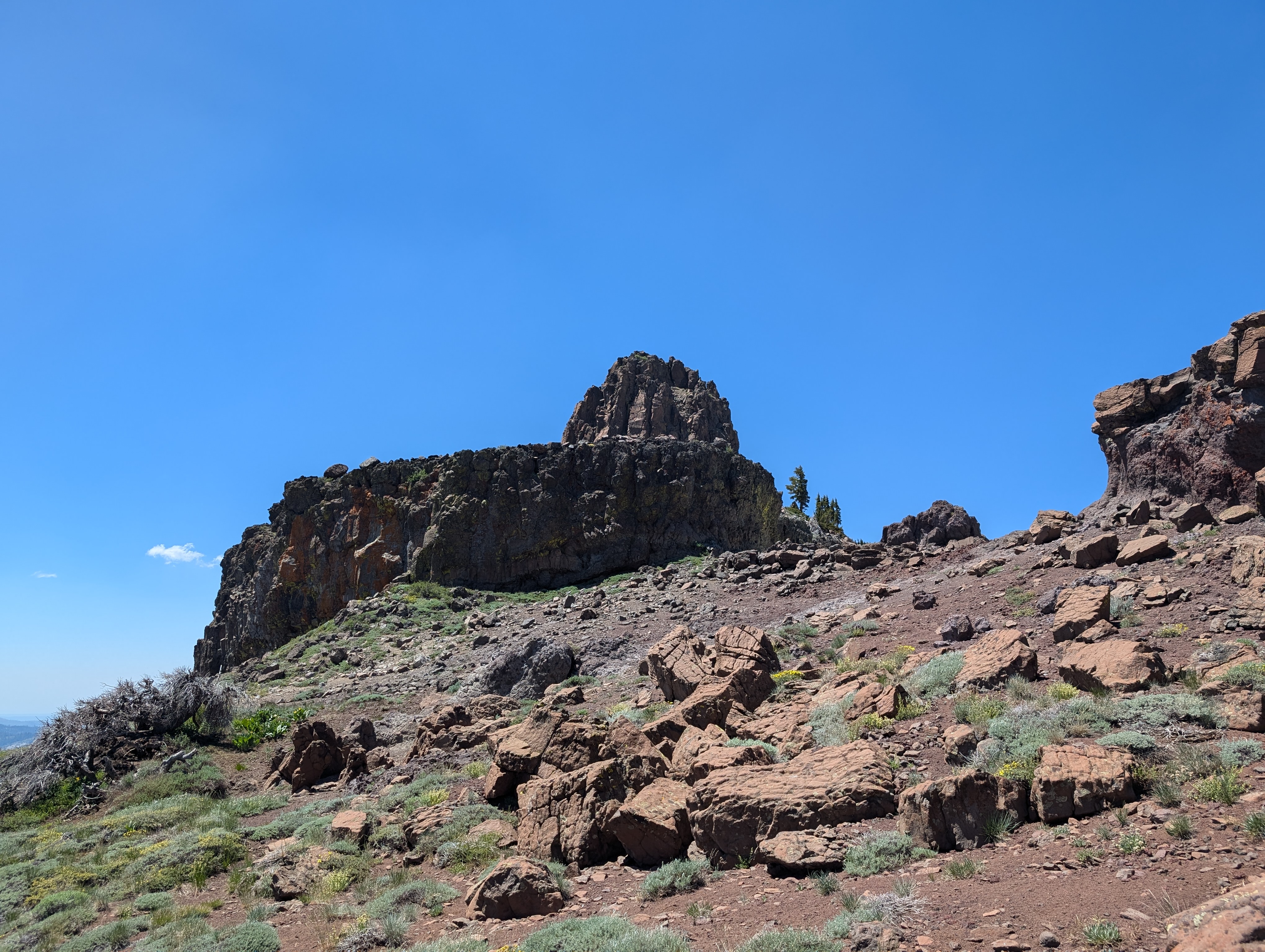 Needle Peak looks much more imposing from below