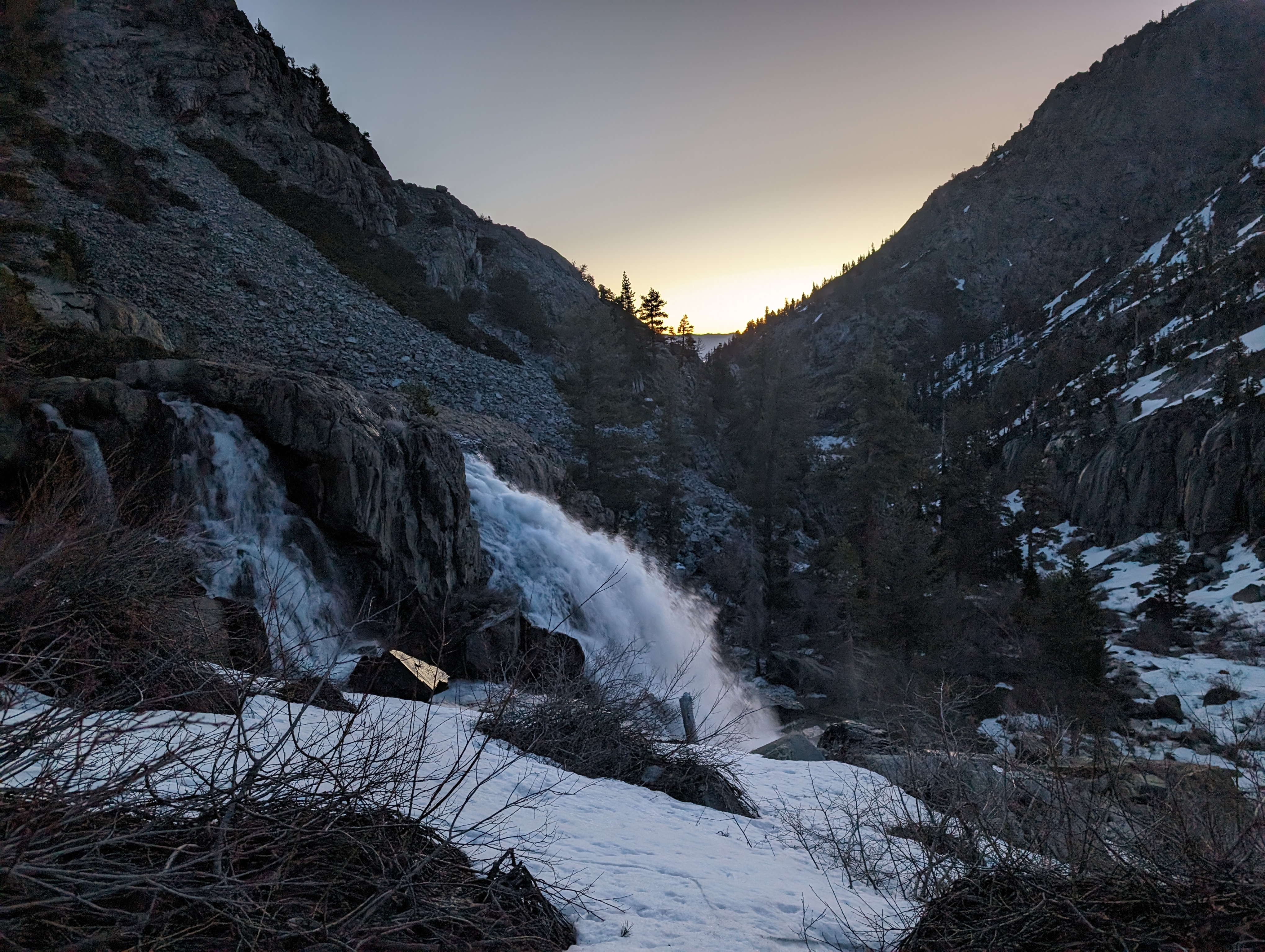 Upper Eagle Falls with some great lighting