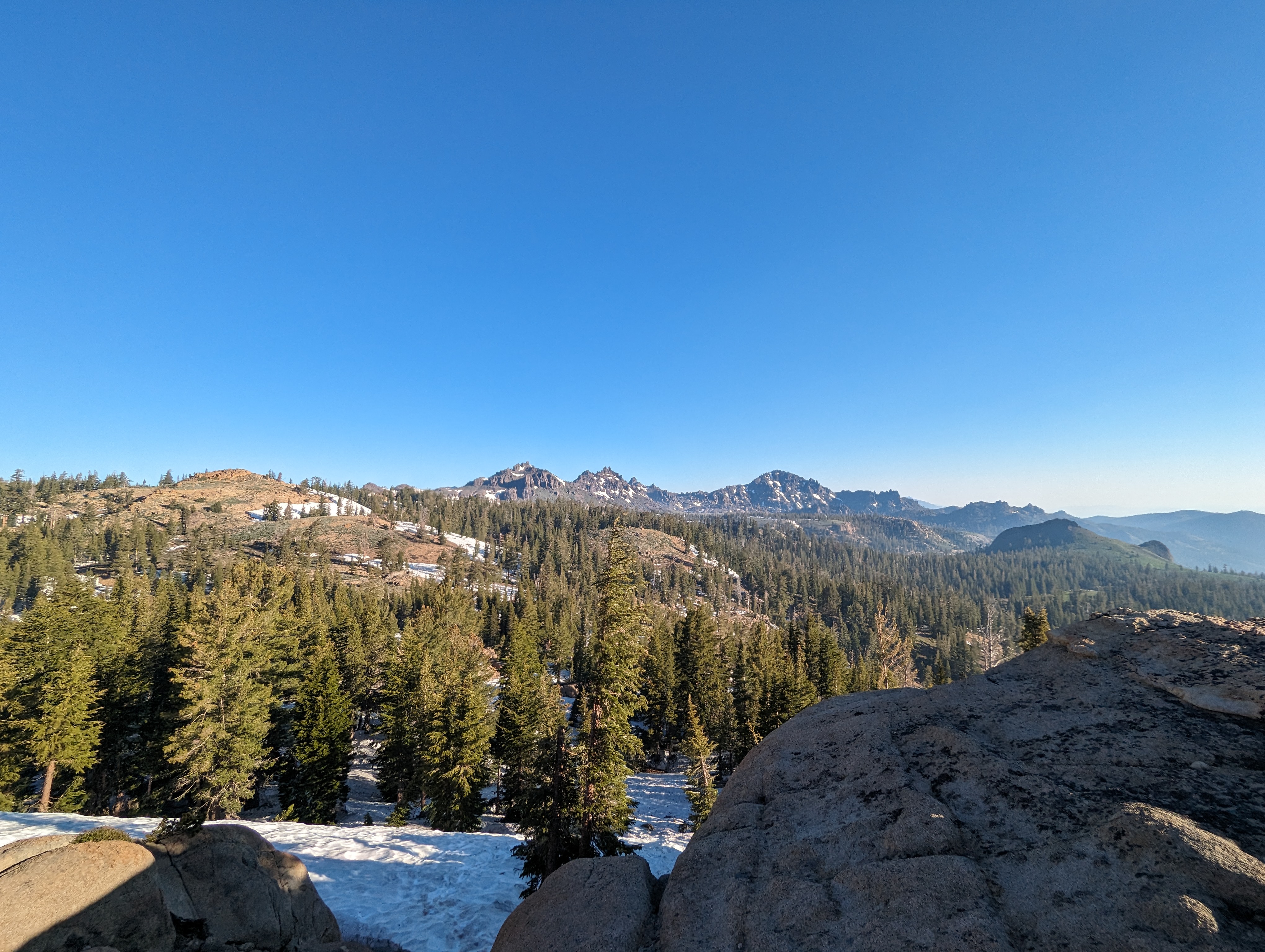 Reynolds Peak (slightly left of center)