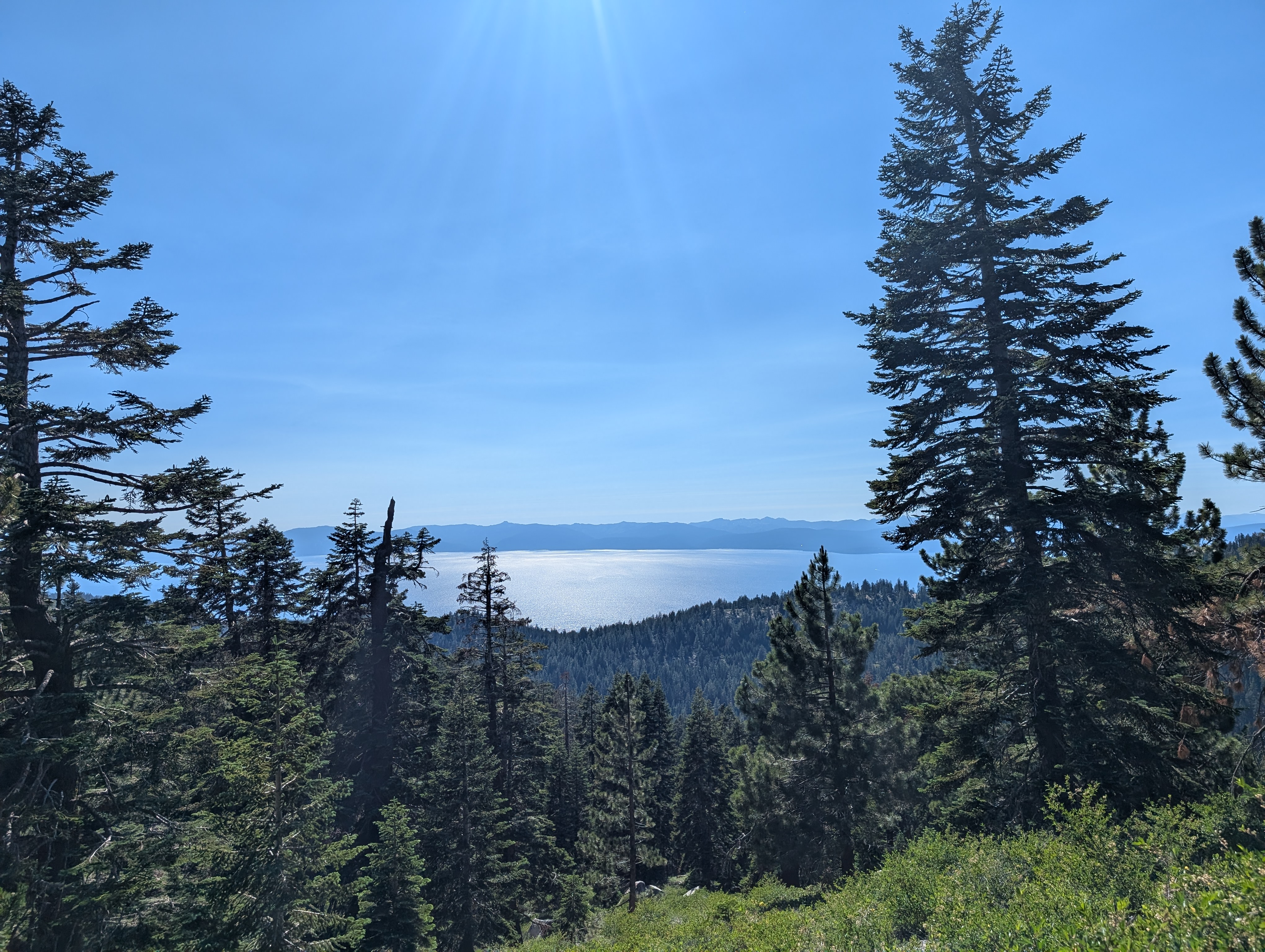 Tahoe comes into view