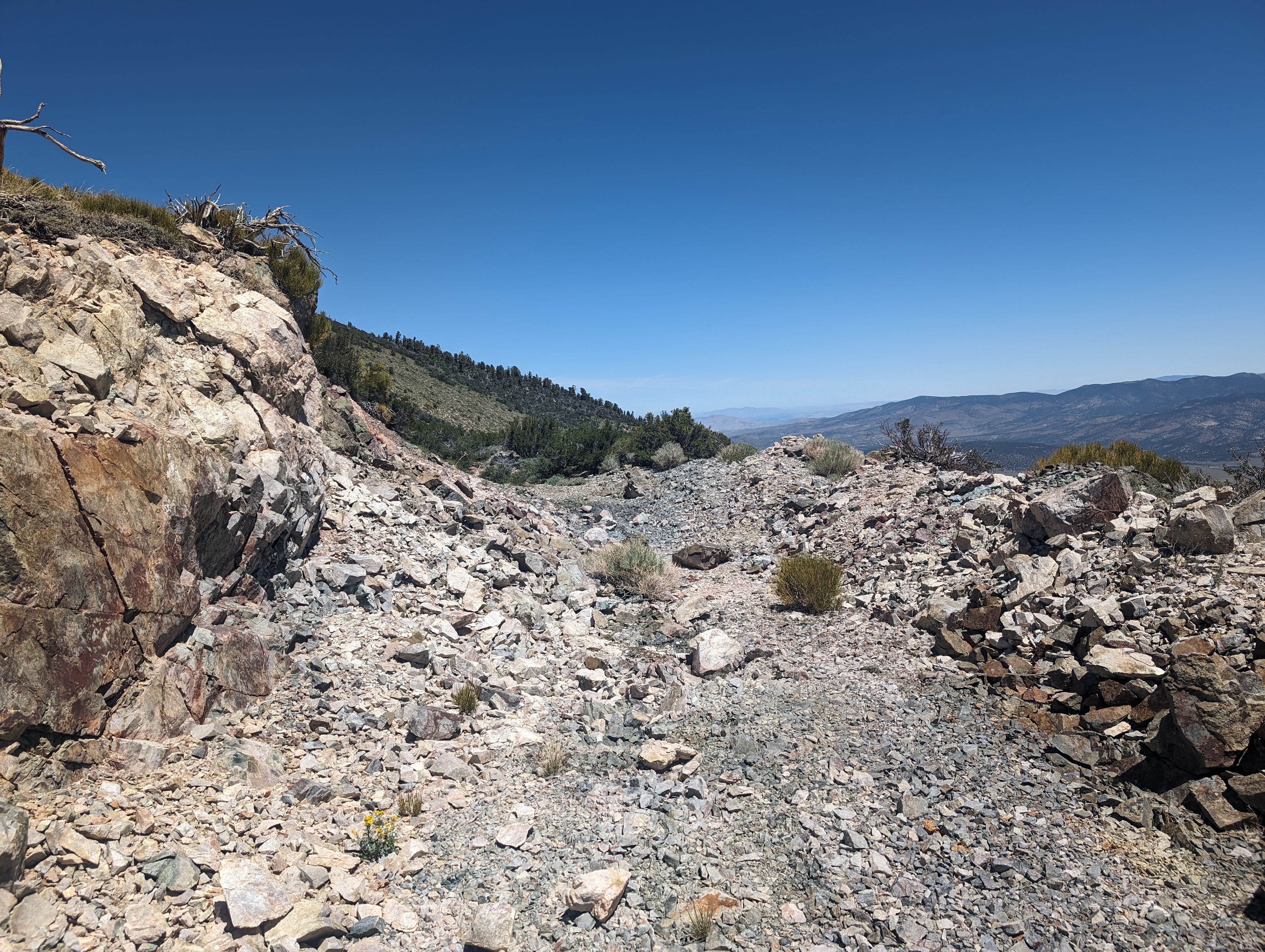 The area that we assume was mined for copper