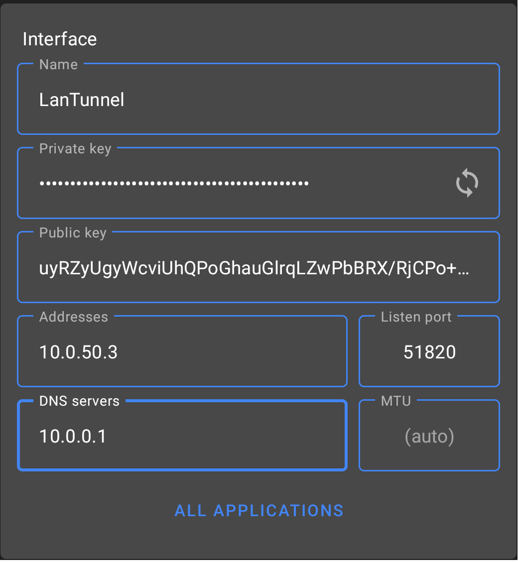 Wireguard Mobile Config