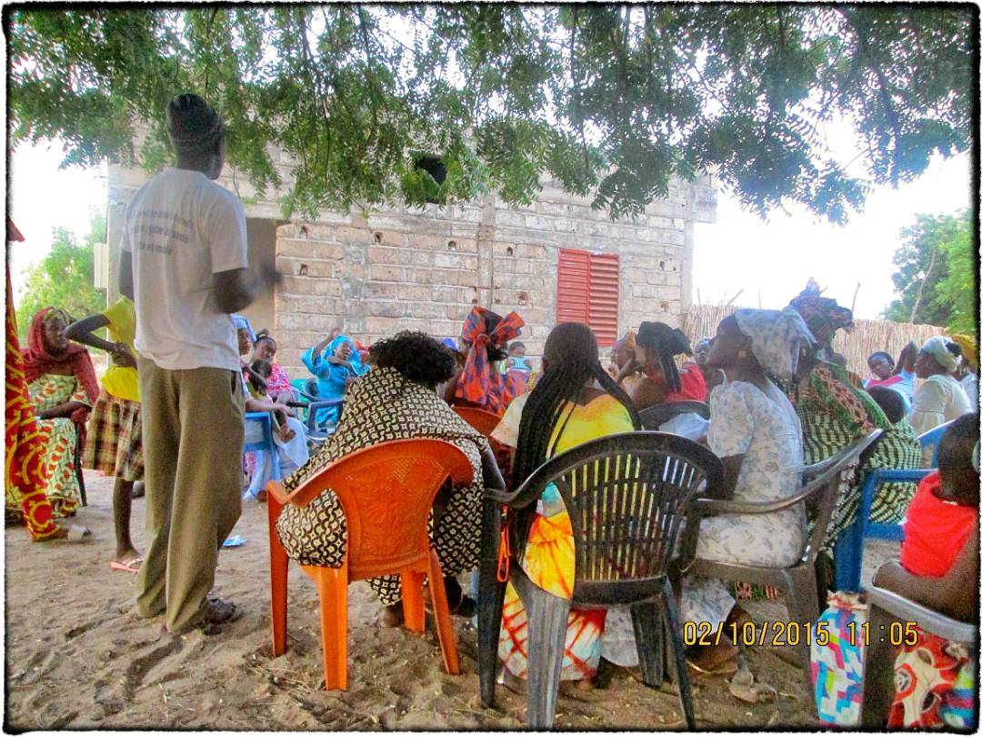 Birkelane Village Meeting, Senegal