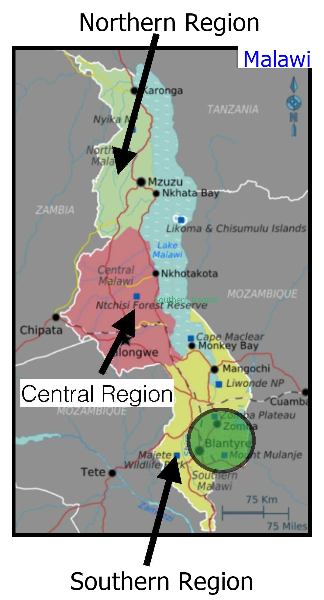 Malawi Regions