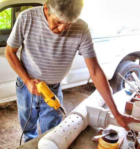 An innovation to filter debris at the uptake