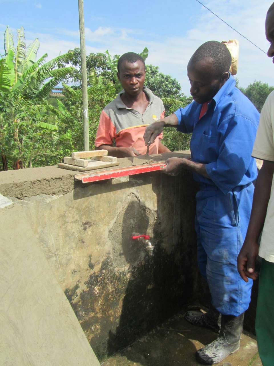 Conclusion of Bubazi Health Center Water Project 2: Gatugunguru Source - Rwanda
