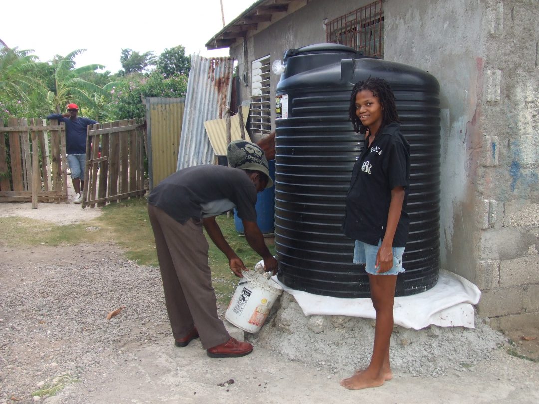 Conclusion of Portland Cottage Water Tank Project Jamaica Water Charity